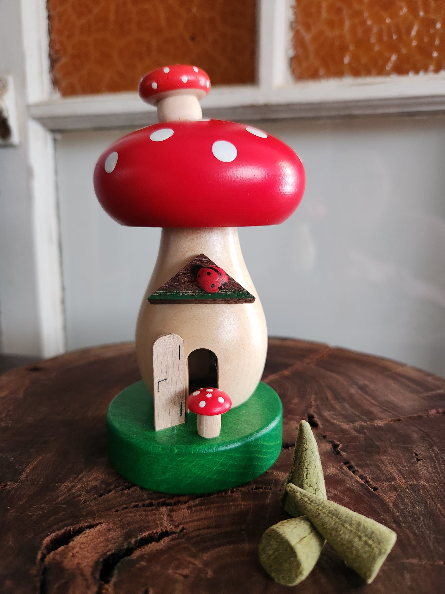Incense figure - Fly Agaric 'Fliegenpilz'