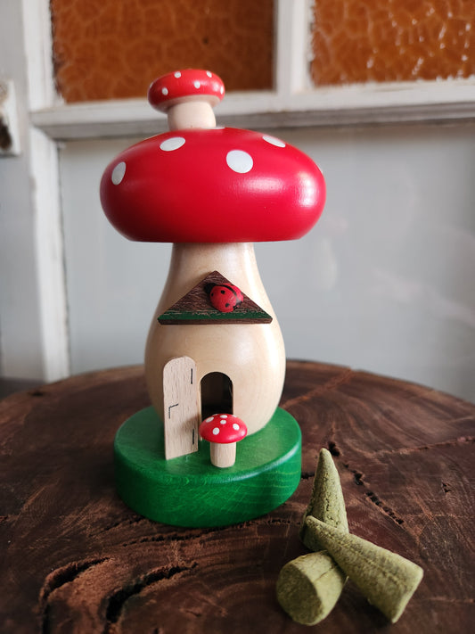 Incense figure - Fly Agaric 'Fliegenpilz'