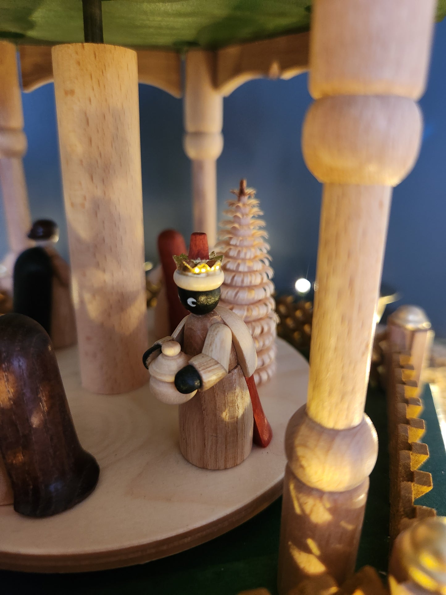 Pyramid Nativity two tiered