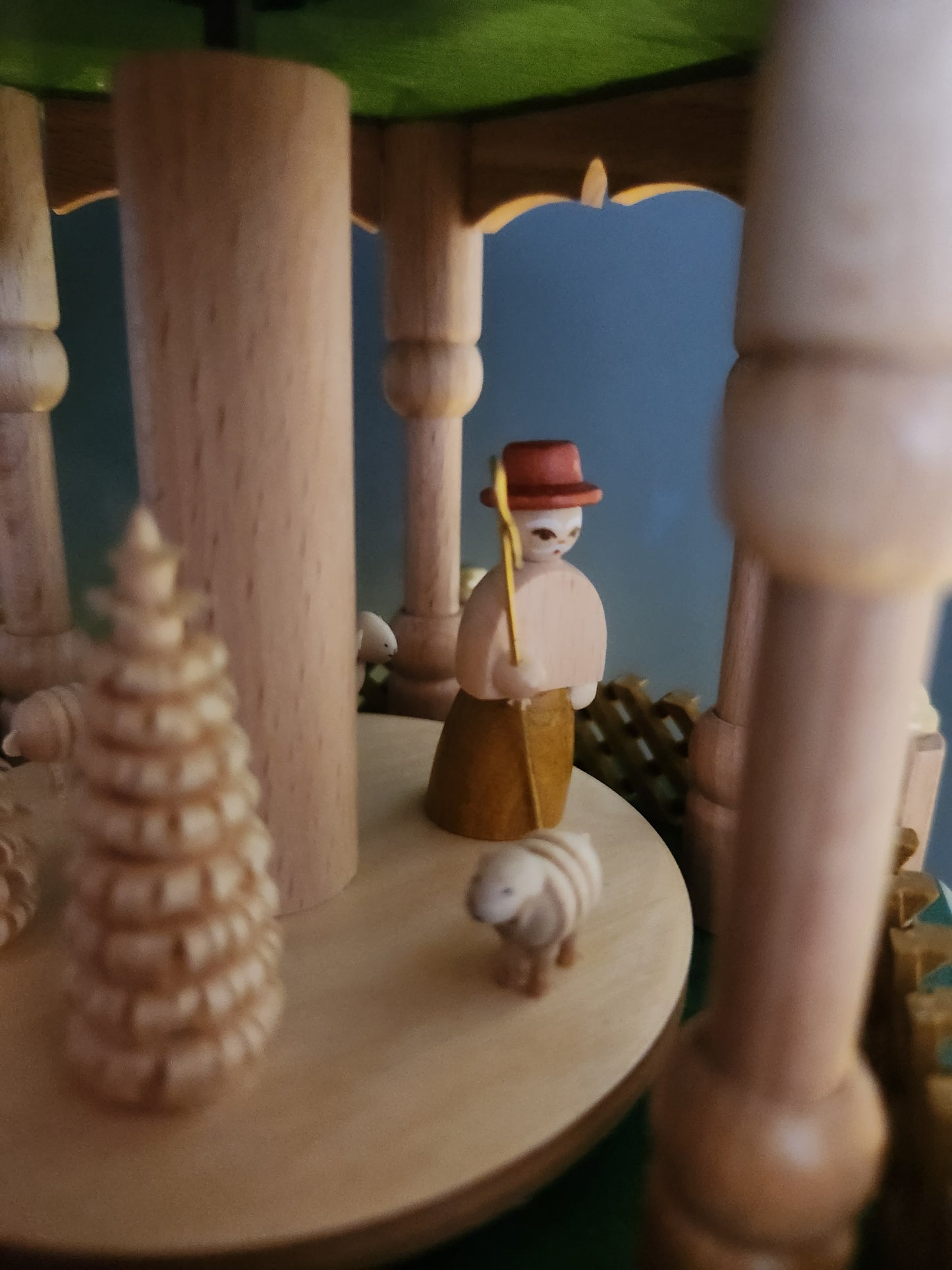 Pyramid Nativity two tiered