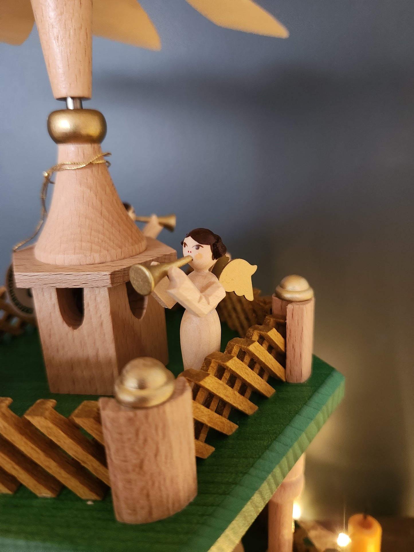 Pyramid Nativity two tiered