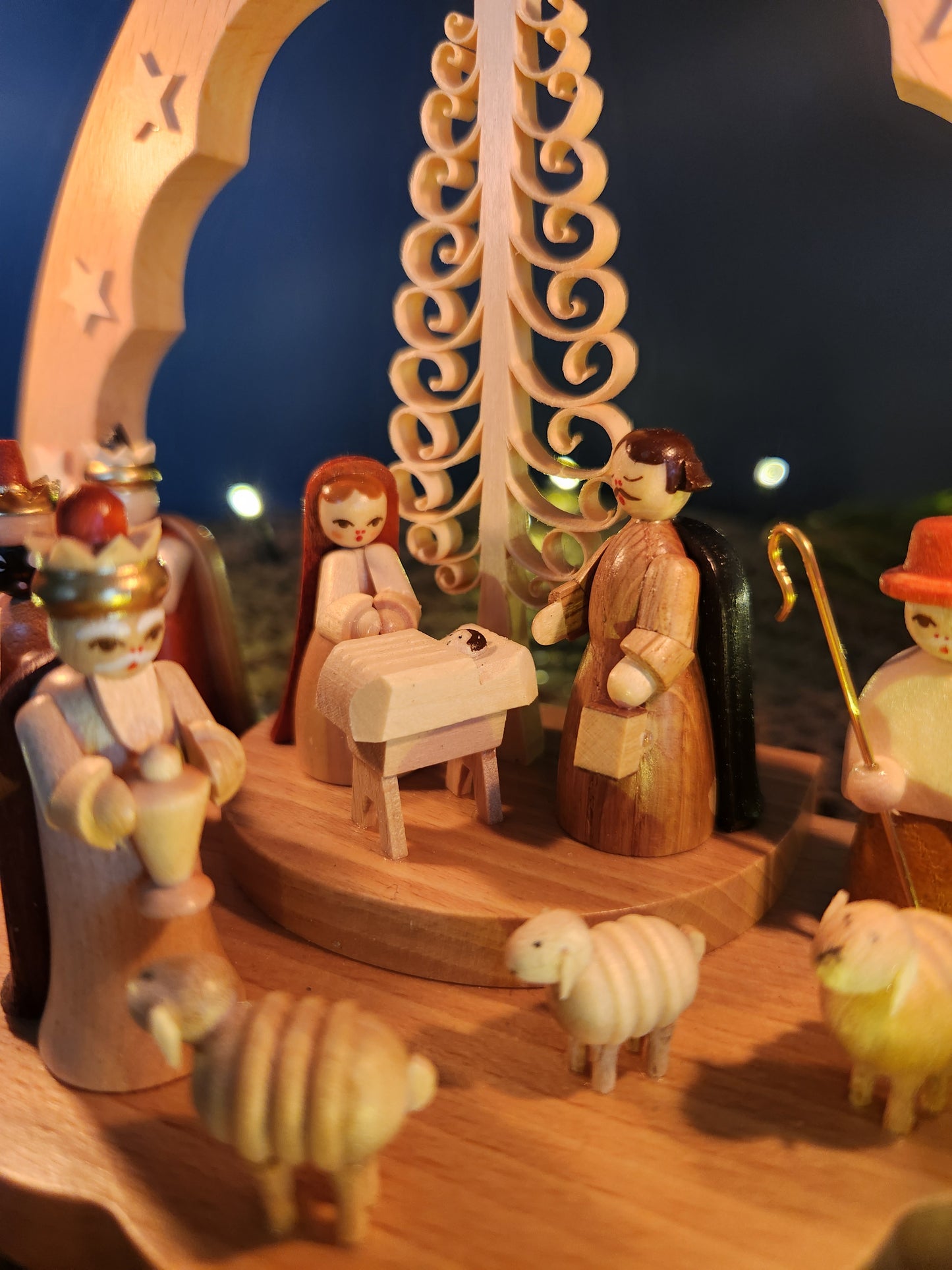 Candle Holder Nativity