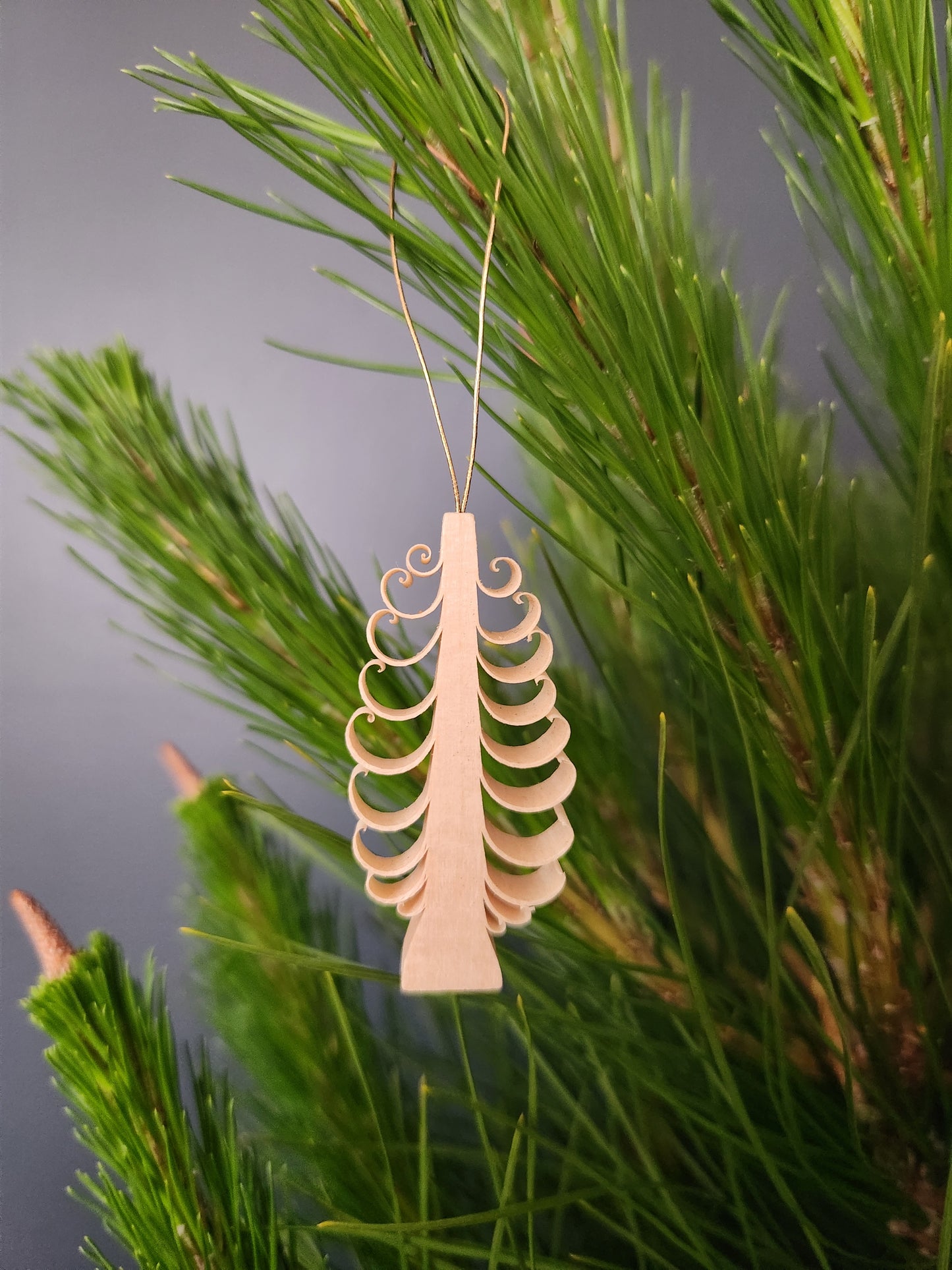 Wood Shaving Tree 6 cm (Set of 4)
