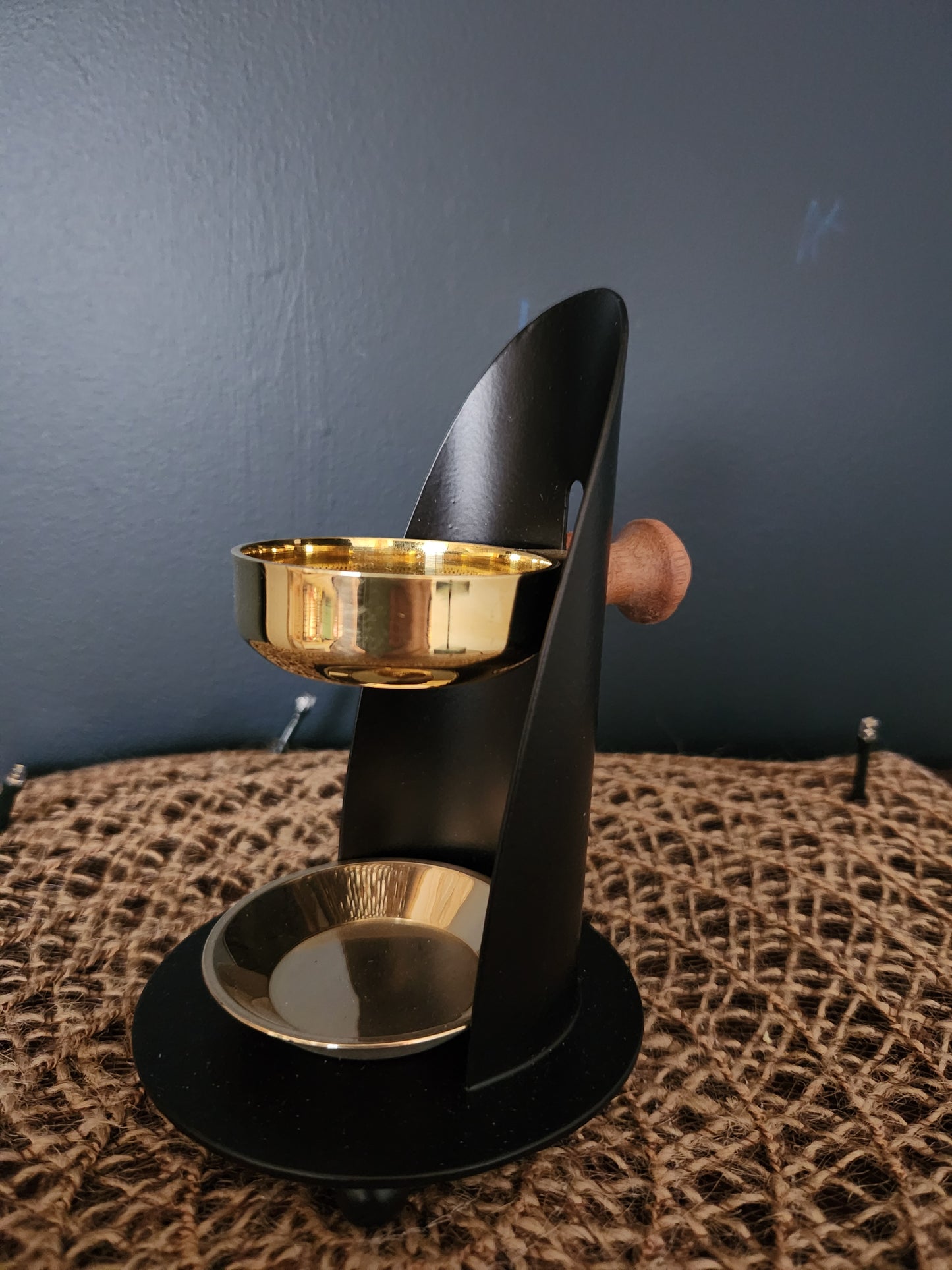 Black Brass Incense Burner
